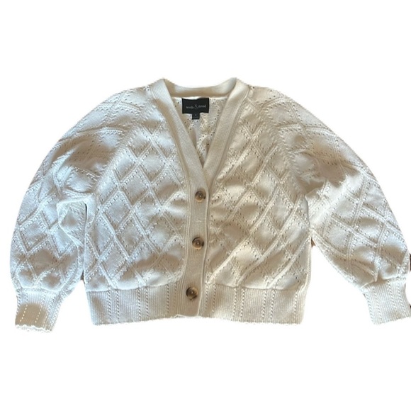 Needle & thread Knitted White Cardigan Oversized Size M - Picture 5 of 11